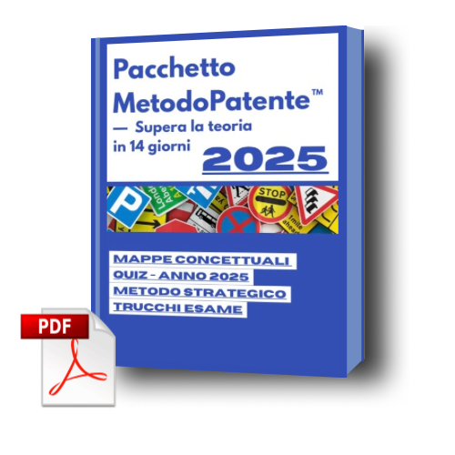 Pacchetto Metodo Patente - Supera la teoria in 14 giorni